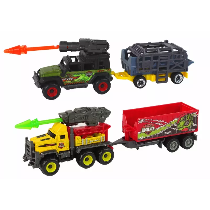 LEAN TOYS Helikopteri dinosaurukset ajoneuvosarja 8 värikästä kpl