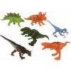 LEAN TOYS Helikopteri dinosaurukset ajoneuvosarja 8 värikästä kpl