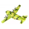 LEAN TOYS valtava sotilaslentokone 55 cm tarvikkeilla