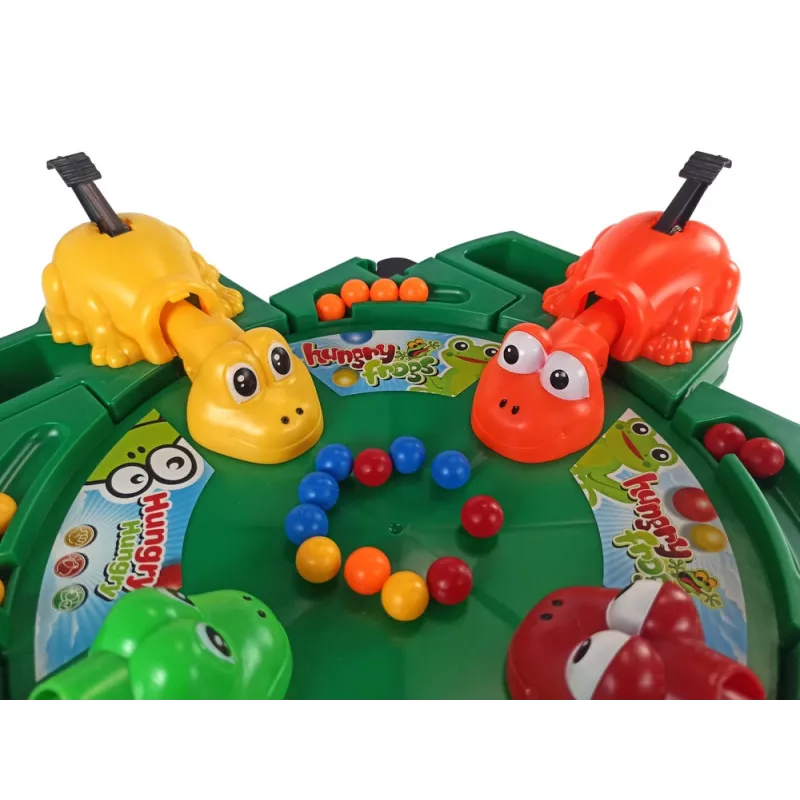 LEAN TOYS Hungry Frogs arcadepeli vipu pallot