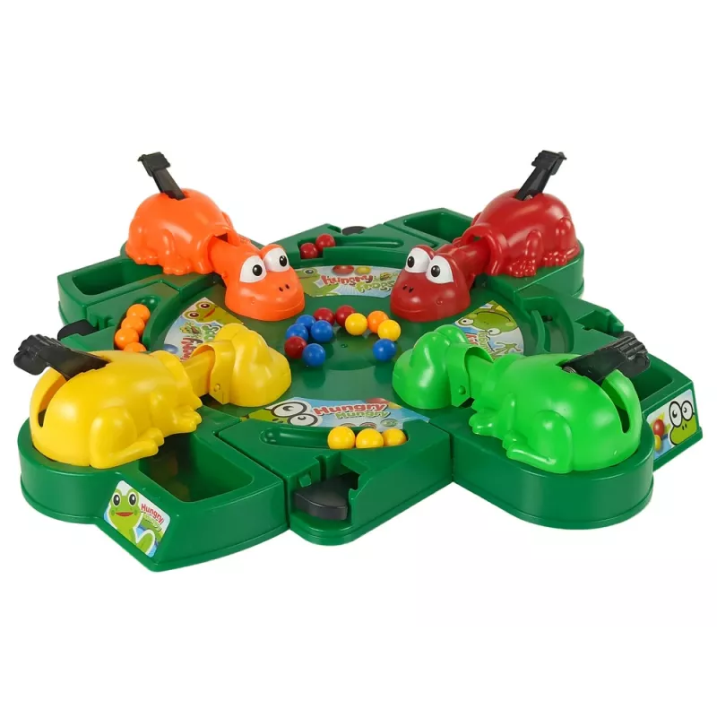 LEAN TOYS Hungry Frogs arcadepeli vipu pallot