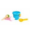 LEAN TOYS jäätelö hiekkasarja sininen ämpäri lusikka 5736