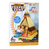 LEAN TOYS intiaaniteltta perus lasten teltta + 60 palloa 155 cm