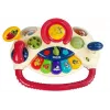 LEAN TOYS interaktiivinen baby-ohjauspyörä pianolla ja eläinten äänillä puhelin