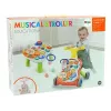 LEAN TOYS interaktiivinen vauvakävelytuki 2-in-1 pöytä punainen