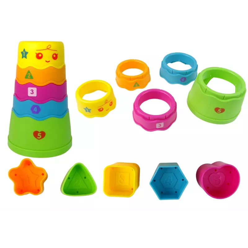 LEAN TOYS Interaktiivinen oppimispöytä kuularadalla ja liukumäellä sininen