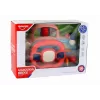 LEAN TOYS interaktiivinen vaaleanpunainen ohjauspyörä ajosimulaattori monitoiminen
