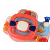 LEAN TOYS interaktiivinen vaaleanpunainen ohjauspyörä ajosimulaattori monitoiminen