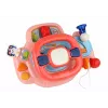 LEAN TOYS interaktiivinen vaaleanpunainen ohjauspyörä ajosimulaattori monitoiminen