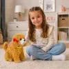 LEAN TOYS interaktiivinen pehmokoira pehmeällä turkilla, villakoira-rotu