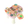 LEAN TOYS interaktiivinen kävelytuki ja aktiviteettipöytä 2in1 pinkki