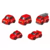 LEAN TOYS interaktiivinen pysäköintitalo pesulalla ja korjaamolla – paloautoleikkisetti 8 autolla