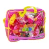 LEAN TOYS keittiösarja 31-osainen laukulla astiat lautaset lapset