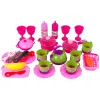 LEAN TOYS keittiösarja 31-osainen laukulla astiat lautaset lapset