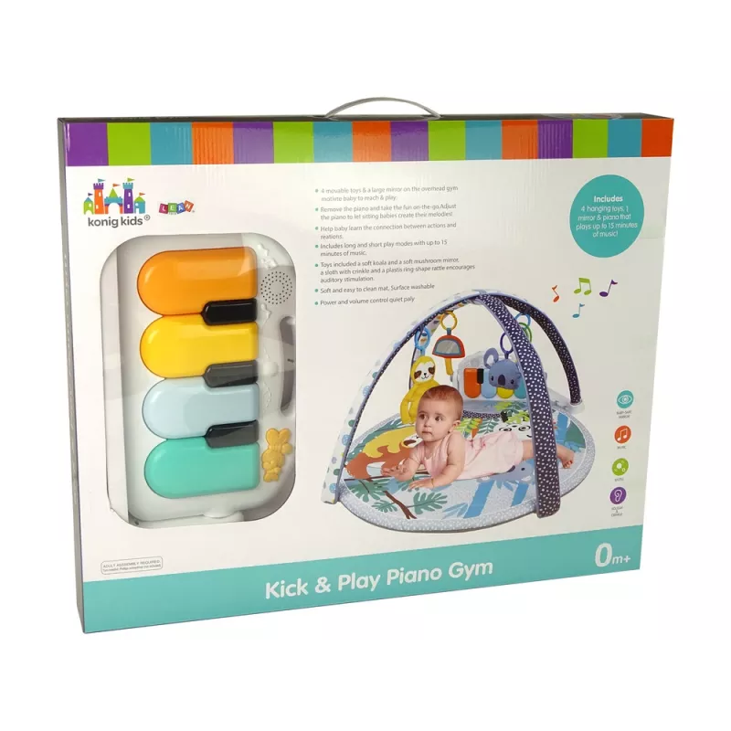 LEAN TOYS koala oppimismatto piano melodiat henkselit