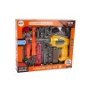 LEAN TOYS suuri DIY-työkalulaatikko + akkuporakone käsityöläissarja