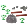 LEAN TOYS suuri figuurisarja villieläimet safari + tarvikkeet 34 osaa