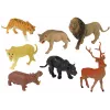 LEAN TOYS suuri figuurisarja villieläimet safari + tarvikkeet 34 osaa