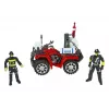 LEAN TOYS suuri paloauto setti paloautolla, hahmoilla ja quad-kypärällä lapsille