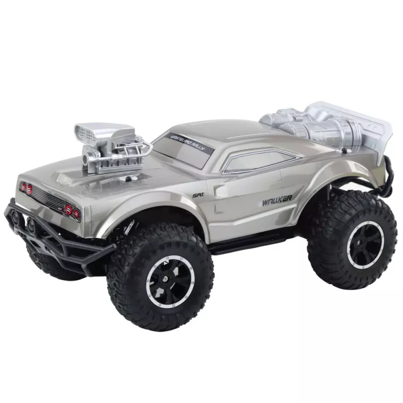 LEAN TOYS suuri kauko-ohjattava off-road-urheiluauto RC hopea 1:8