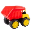 LEAN TOYS suuri kippikärry lapsille hiekka-rakennusajoneuvo puna-keltainen
