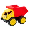 LEAN TOYS suuri kippikärry lapsille hiekka-rakennusajoneuvo puna-keltainen
