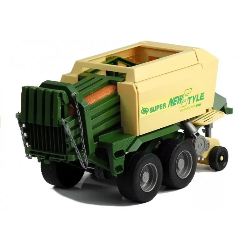 LEAN TOYS Suuri traktori perävaunulla, maatalouskone, 65 cm