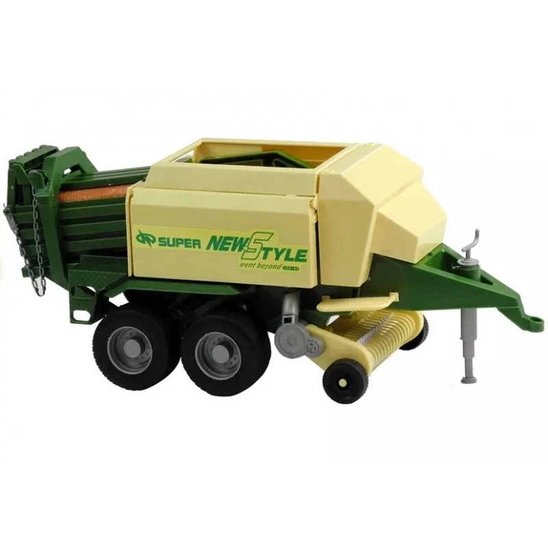 LEAN TOYS Suuri traktori perävaunulla, maatalouskone, 65 cm