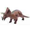 LEAN TOYS suuri Triceratops-dinosaurusfiguuri äänellä 36 cm ruskea