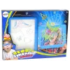 LEAN TOYS maaginen valaistu 3D-valkotaulu lasit sininen