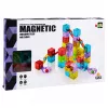LEAN TOYS Magneettiset rakennuspalikat 60 kpl - värikäs kuutio-kuularatasarja