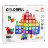 LEAN TOYS magneettiset rakennuspalikat 3D-paneelit luova STEM värillinen 100 kpl