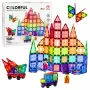 LEAN TOYS magneettiset rakennuspalikat 3D-paneelit luova STEM värillinen 100 kpl