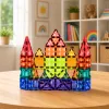 LEAN TOYS magneettiset rakennuspalikat 3D-paneelit luova STEM värikäs 73 kpl