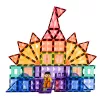 LEAN TOYS magneettiset rakennuspalat 3D-levyt luova STEM värikäs 85 kpl