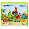 LEAN TOYS magneettiset rakennuspalikat dinosaurus tulivuori 31 osaa