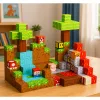 LEAN TOYS magneettiset rakennuspalikat Pixel World värilliset kuutiot 146 osaa