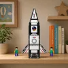 LEAN TOYS magneettiset rakennuspalikat avaruusraketti hahmot 26 kpl