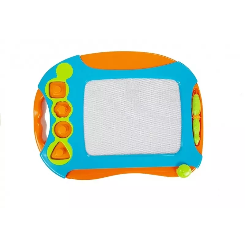 LEAN TOYS magneettinen piirustustaulu geometrisilla leimoilla