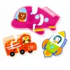 LEAN TOYS magneettipalapeli ajoneuvot oppimislelu kulkuneuvot sarja 30 osaa