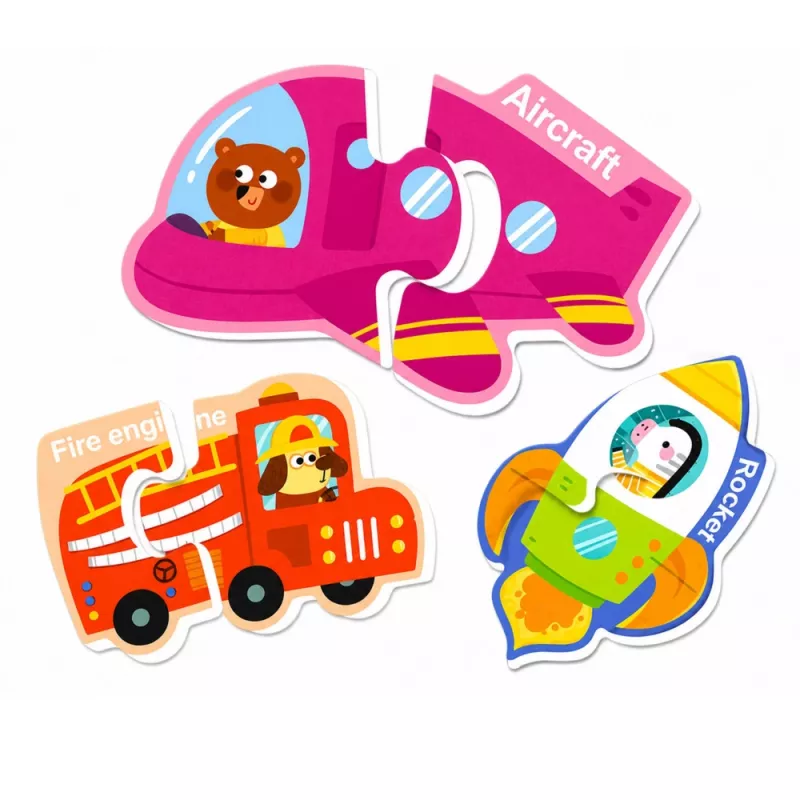 LEAN TOYS magneettipalapeli ajoneuvot oppimislelu kulkuneuvot sarja 30 osaa
