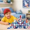 LEAN TOYS Magnetic Space Windows rakennuspalikat 90 osaa – ABS-muovi STEM-rakennussarja