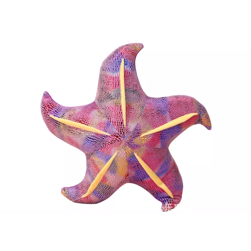 LEAN TOYS Mascot pehmoinen meritähti violetti tyyny 20 cm