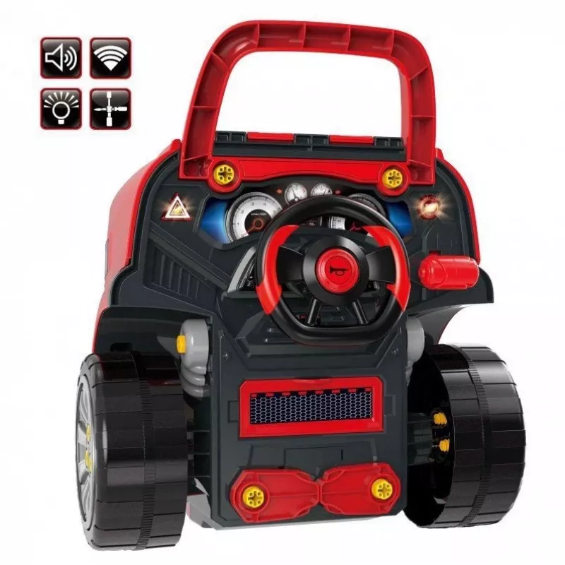 LEAN TOYS mekaniikkasarja, purettava kuorma-auto, korjaamotyökalut