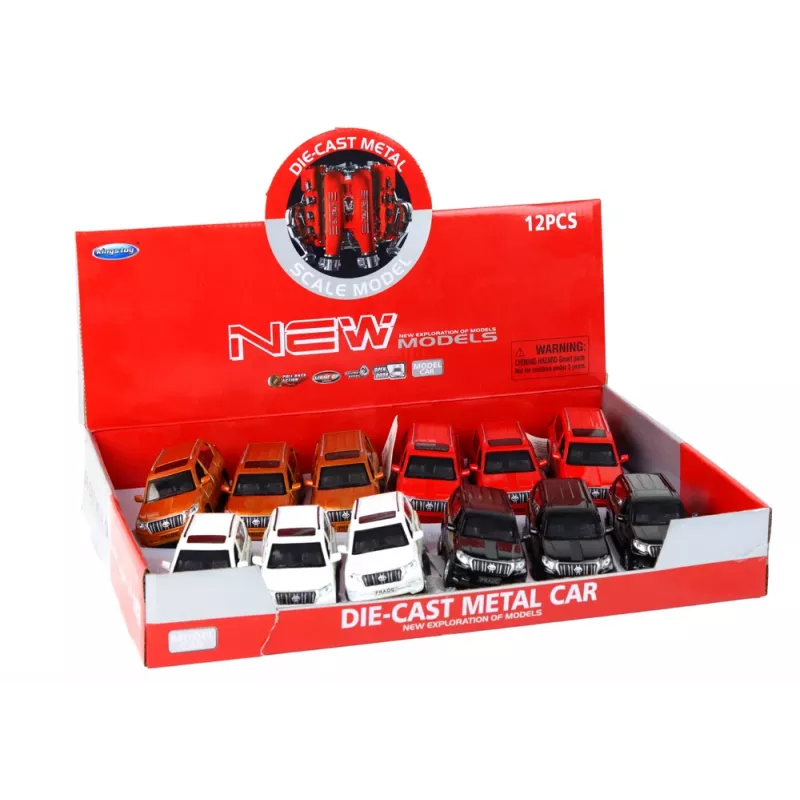 LEAN TOYS Metalliauto 12 cm Äänitehosteet Valo Erilaisia värejä