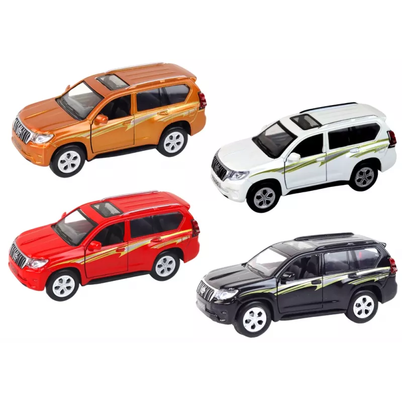 LEAN TOYS Metalliauto 12 cm Äänitehosteet Valo Erilaisia värejä