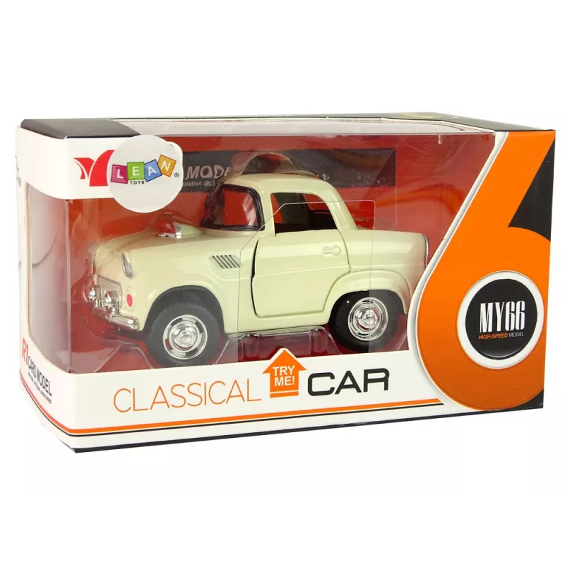 LEAN TOYS metalliauto Classic avautuvat ovet ääni