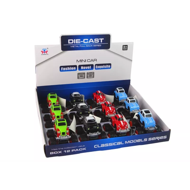 LEAN TOYS Metalliauto Suuret pyörät Erilaisia malleja HXHG08