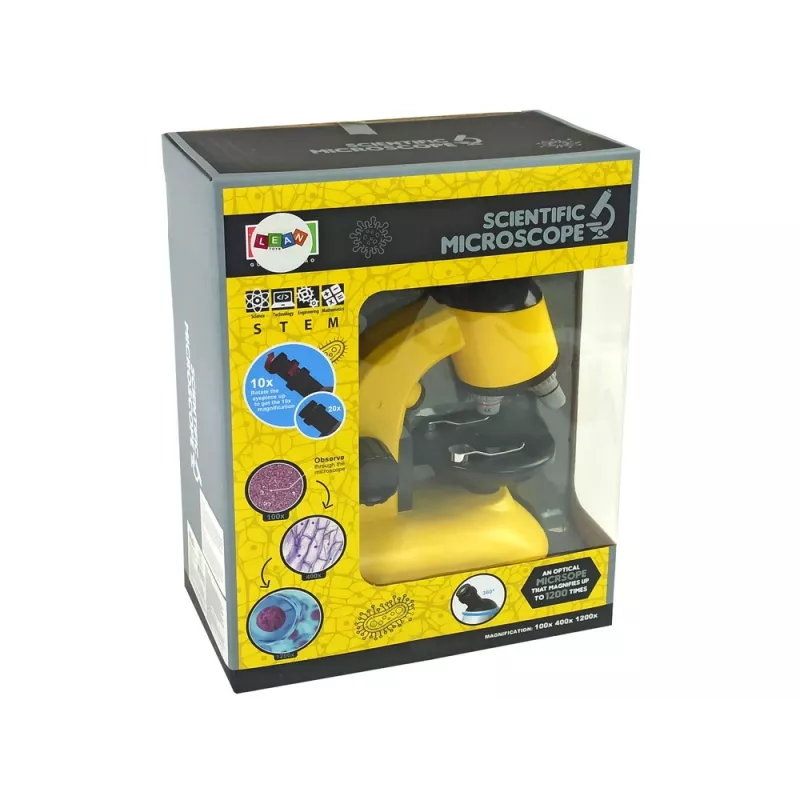 LEAN TOYS mikroskooppi pienille tiedemiehille oppimissetti