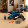 LEAN TOYS sotilastaistelukone sotilashahmolla, raketinheittimillä, valoilla ja äänillä